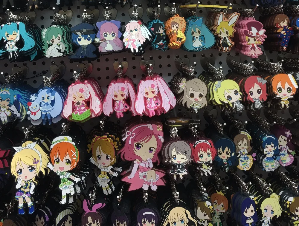 Fate stay night/Touhou project/KUROKO NO BASK оригинальные японские аниме фигурки резиновые подвески для мобильного телефона/брелок/ремешок