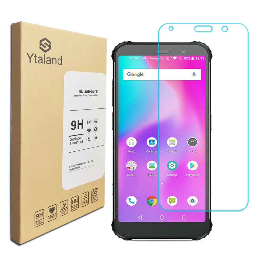 Закаленное стекло Ytaland 9H + премиум класса защитная пленка для экрана AGM X3 / A9 X2 SE