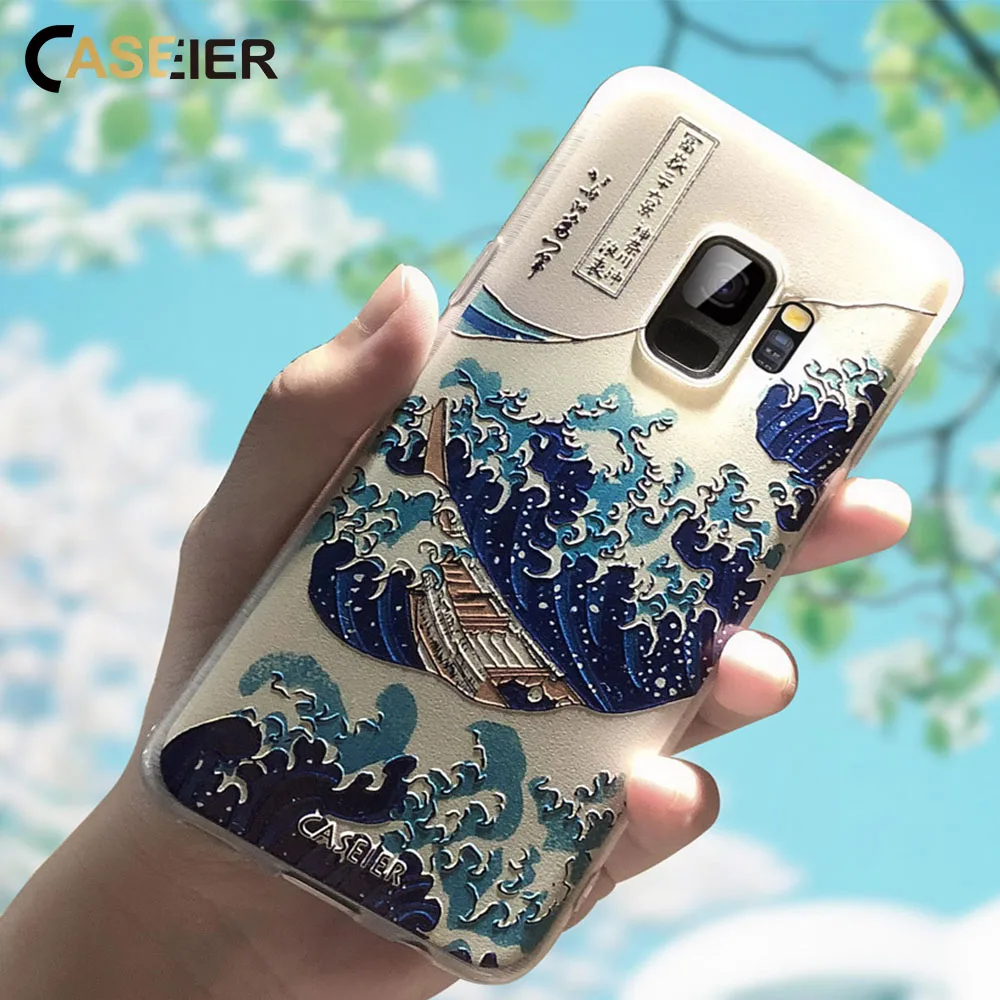 Чехол CASEIER Space для Samsung S8 Plus мягкие чехлы из ТПУ Note 8 S6 S7 Edge прозрачные ультра тонкие