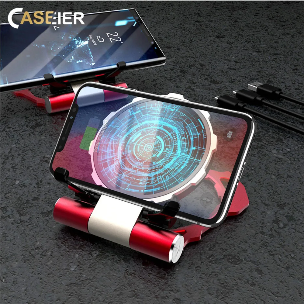 CASEIER 5 Вт Беспроводной Зарядное устройство для iPhone XS Max XR держатель телефона 10 samsung