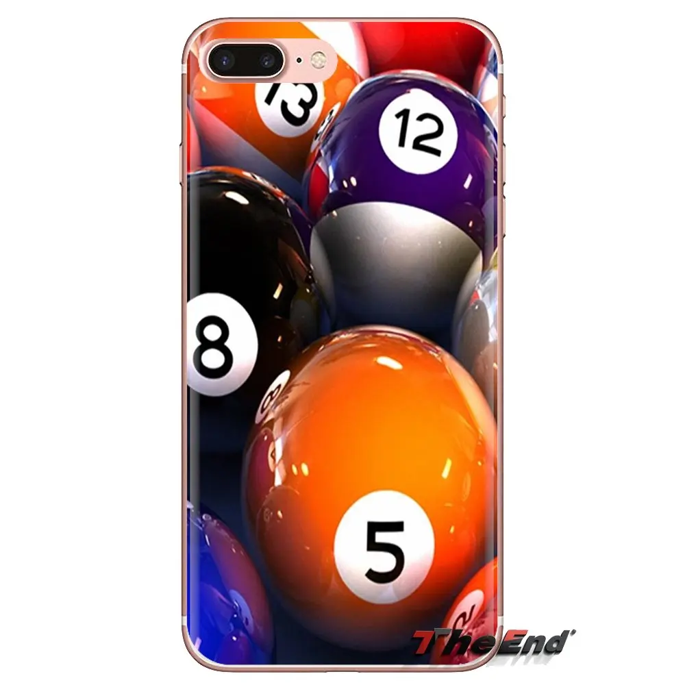 Прозрачные мягкие чехлы для Sony Xperia Z Z1 Z2 Z3 Z5 compact M2 M4 M5 C4 E3 T3 XA Huawei Mate 7 8 Y3II бильярдный