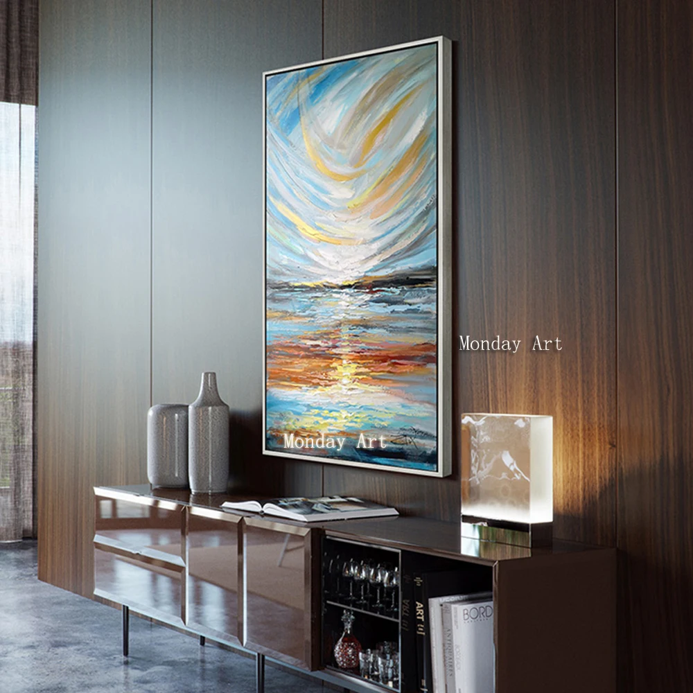 Потрясающая картина-раскраска на холсте чистая картина маслом ручной работы