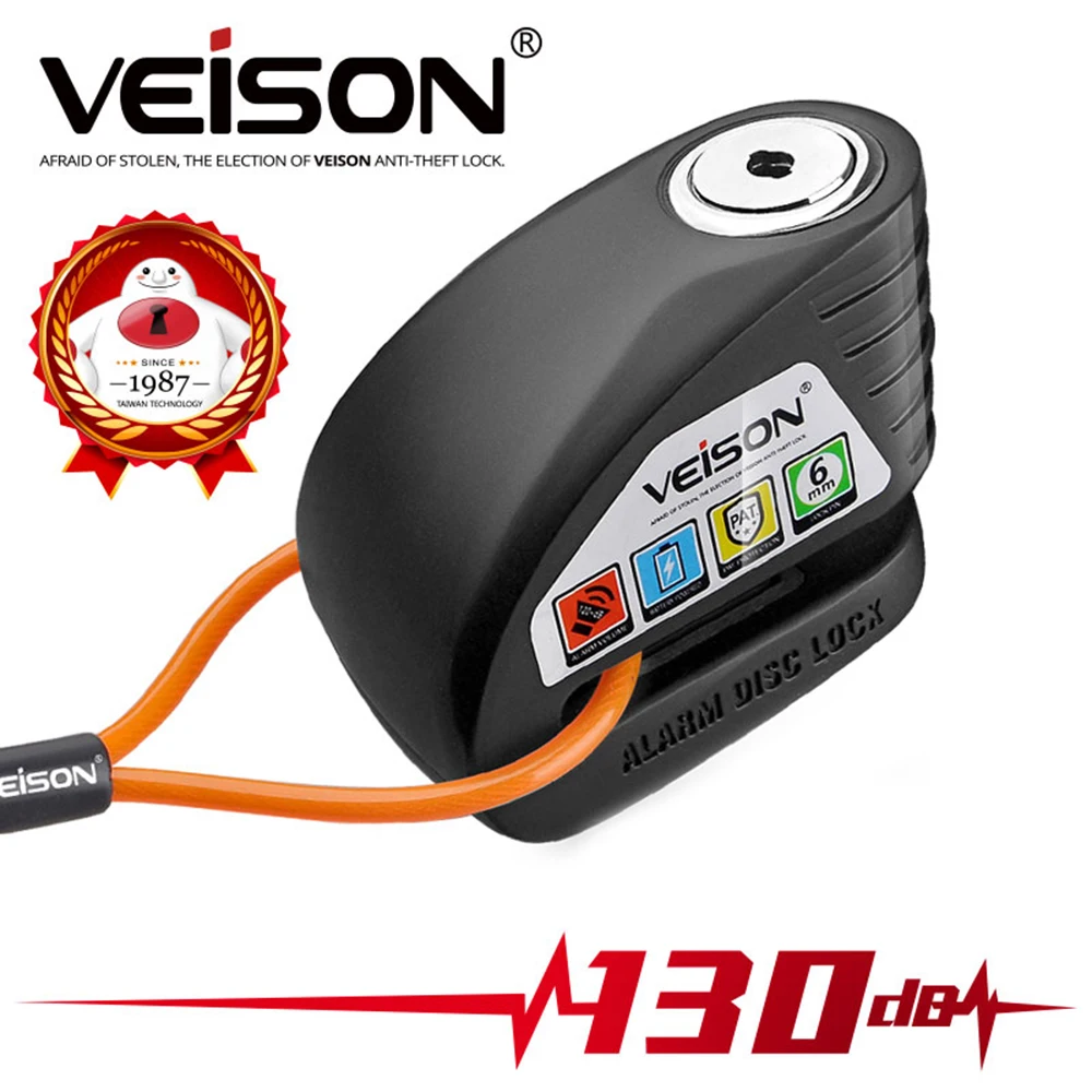 DX8 Мотор велосипед Противоугонная сигнализация скутер тормозной диск замок