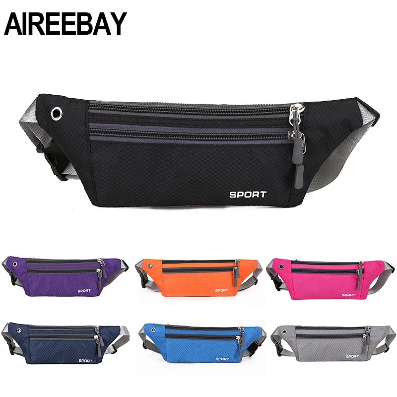 AIREEBAY модная поясная мини сумка для женщин портативная красочная путешествий