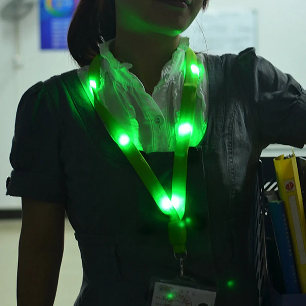 2018 новые светодиодные фонари с значком для карт работы ремень Брелок ID мужские