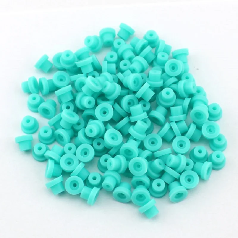 

100pcs/bag Top Quality Green Silicone Soft Rubber Grommets Nipples For Tattoo Machine Needles Supply -- TMP-60