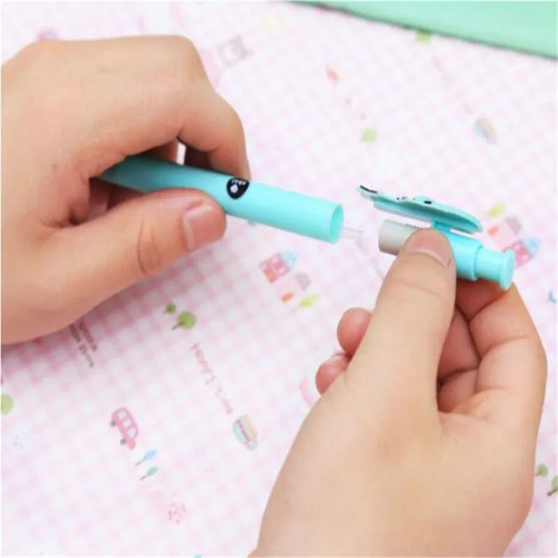 SHUE SHONE 5PCS /LOTS ute press ballpoint pens British soldier pen soft cartoon 0.5 blue core writing suppli | Канцтовары для офиса