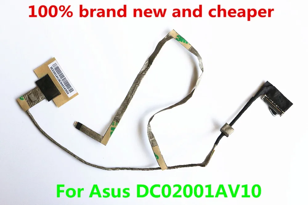 Новый DC02001AV10 ЖК-кабель для ASUS K53U K53TK K53 LCD LVDS кабель |