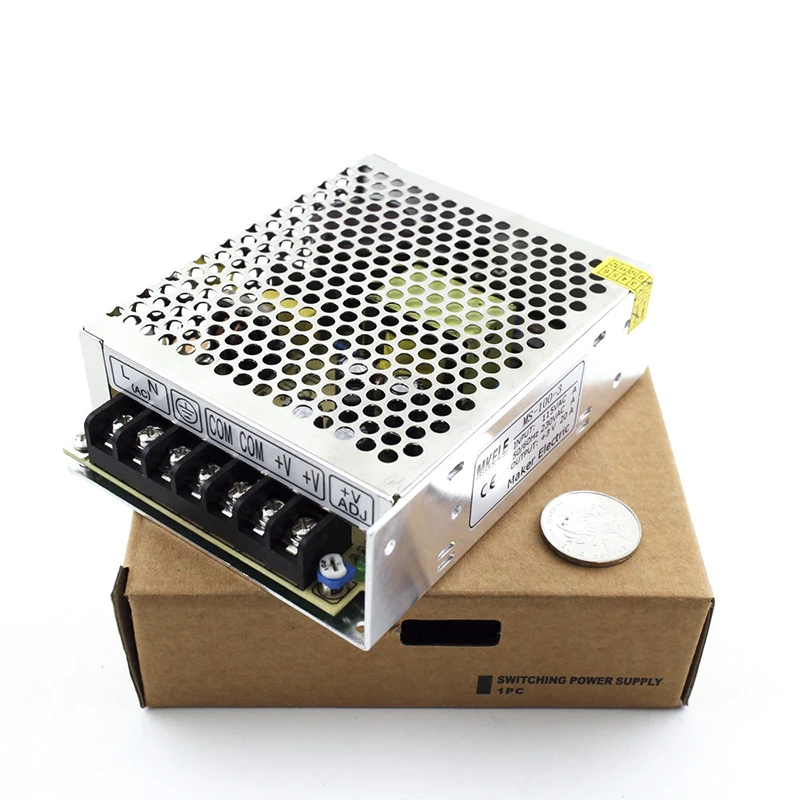 Мини преобразователь переменного/постоянного тока 100 Вт 48 В 2 А источник питания