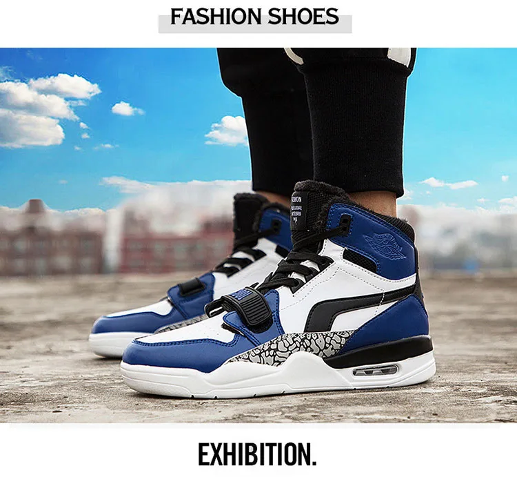 REETENE/зимние теплые мужские ботинки; повседневные мужские кроссовки; высокие мужские ботинки на меху; модные бархатные мужские ботинки; плюшевые ботильоны