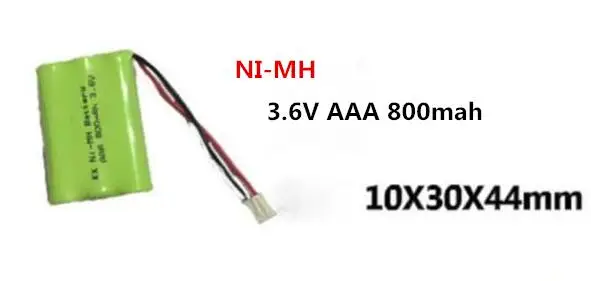 

NEW NI-MH 3.6V AAA 800MA nimh rechargeable battery 3.6V AAA800mah 3.6V800MAh Cordless phone batteries 2.54 plug