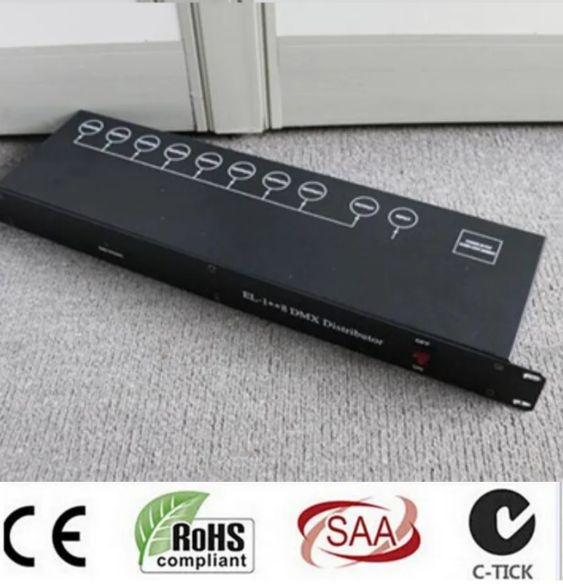 Сценический светильник контроллер dj DMX512 сплиттер разделитель усилителя сигнала