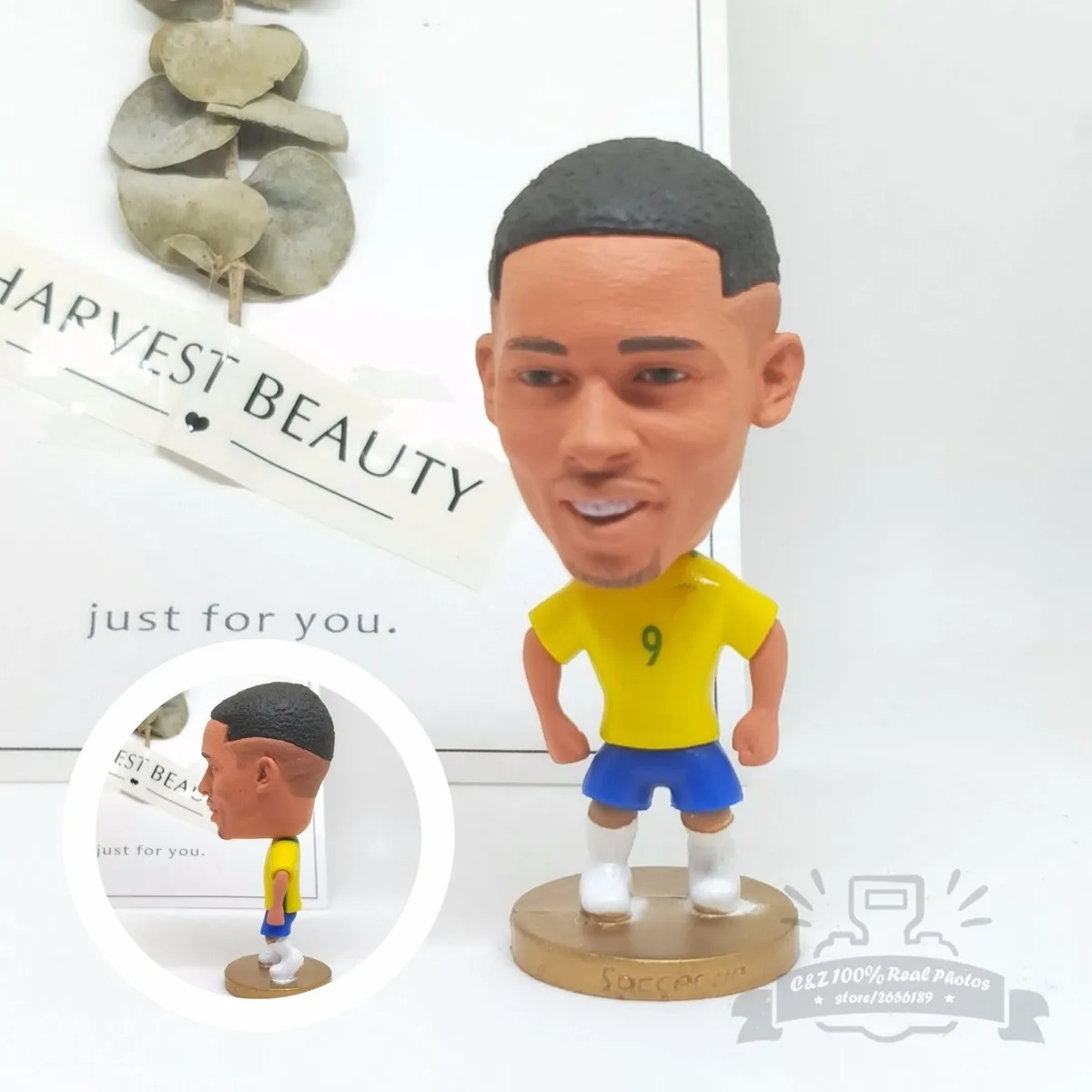 Soccerwe Статуэтка Спорт Бразилия Иисус 9 # подвижные суставы Смола Модель игрушки