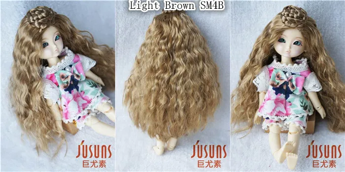 JD097 1/12 1/8 красочные модные куклы парик красивый балетный кукольный парик для куклы Размер 3-4 дюймов 5-6 дюймов BJD аксессуары для кукол