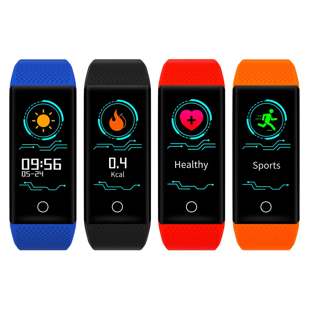 Cwono QW18 умный Браслет Монитор артериального давления трекер сердечного ритма