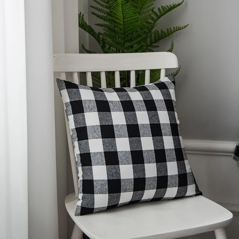 Simanfei хлопок и лен скатерти Кантри Стиль плед печати прямоугольник скатерть на