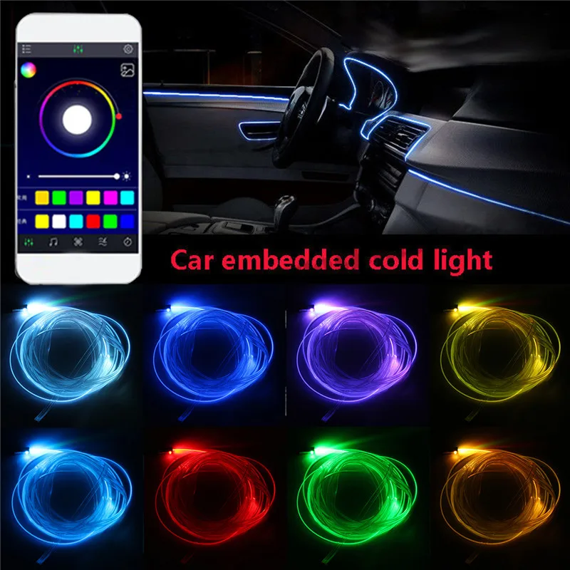 Светодиодсветильник RGB лента для салона автомобиля Xenplus 4x6 м многоцветная