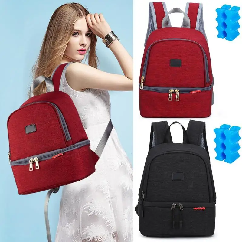 

Fashion Multifunctional Mommy Travel Backpack Ice Pack Heat Preservation Newborn Baby Care Diaper Bag Infant Nappy Organizer Bag