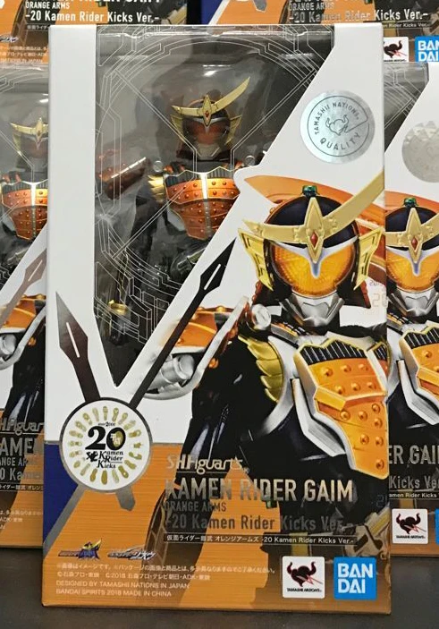 Оригинальный BANDAI SPIRITS S.H. Figuarts / SHF Action Figuarts-Kamen Rider Gaim Orange Armor -20 Kamen Kicks Ver.- | Игрушки и