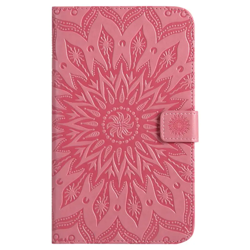 Pink Модный чехол-накладка для samsung Galaxy Tab A A6 7,0 T280 T285 SM-T285 7,", Чехол Smart Cover Funda, кожаный чехол-подставка для планшета - Цвет: Pink