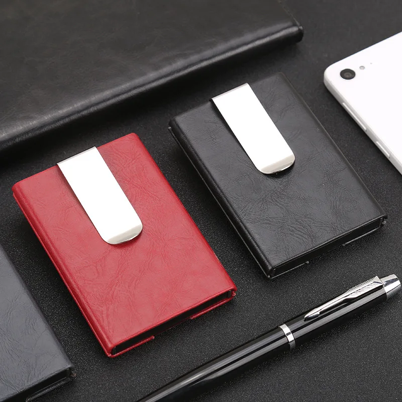 

Aluminum Business Front Pocket Card Wallet RFID Blocking Credit Card Holder Pop-up Card Case Men Slim Mini Anti-thief Wallet