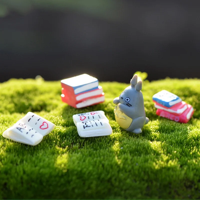 4 шт./лот книга слова DIY Смола Фея Сад ремесло украшения миниатюрный микро гном