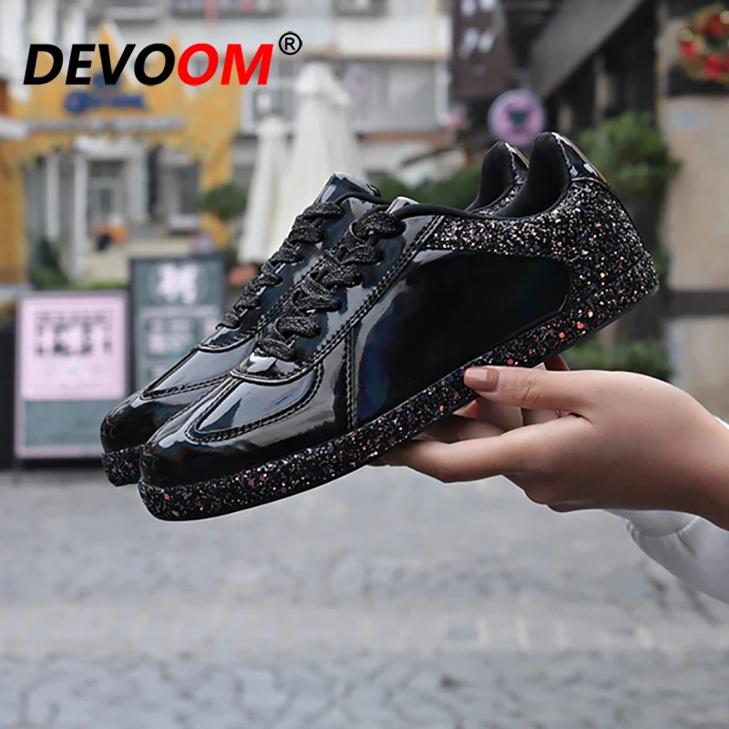 Женские кроссовки для скейтборда спортивная обувь золотого цвета большие