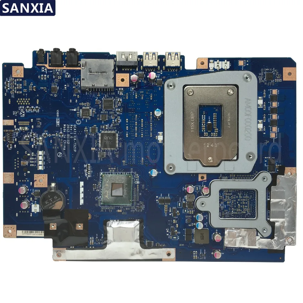 Материнская плата KEFU QCA71 LA-7521P REV:10 AIO для ASUS ET2411I ET2411 тестовая Встроенная |