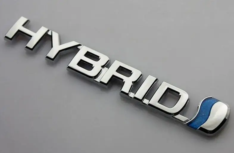 Jdm Наклейка 3D металлическая гибридная Автомобильная наклейка эмблема значок для