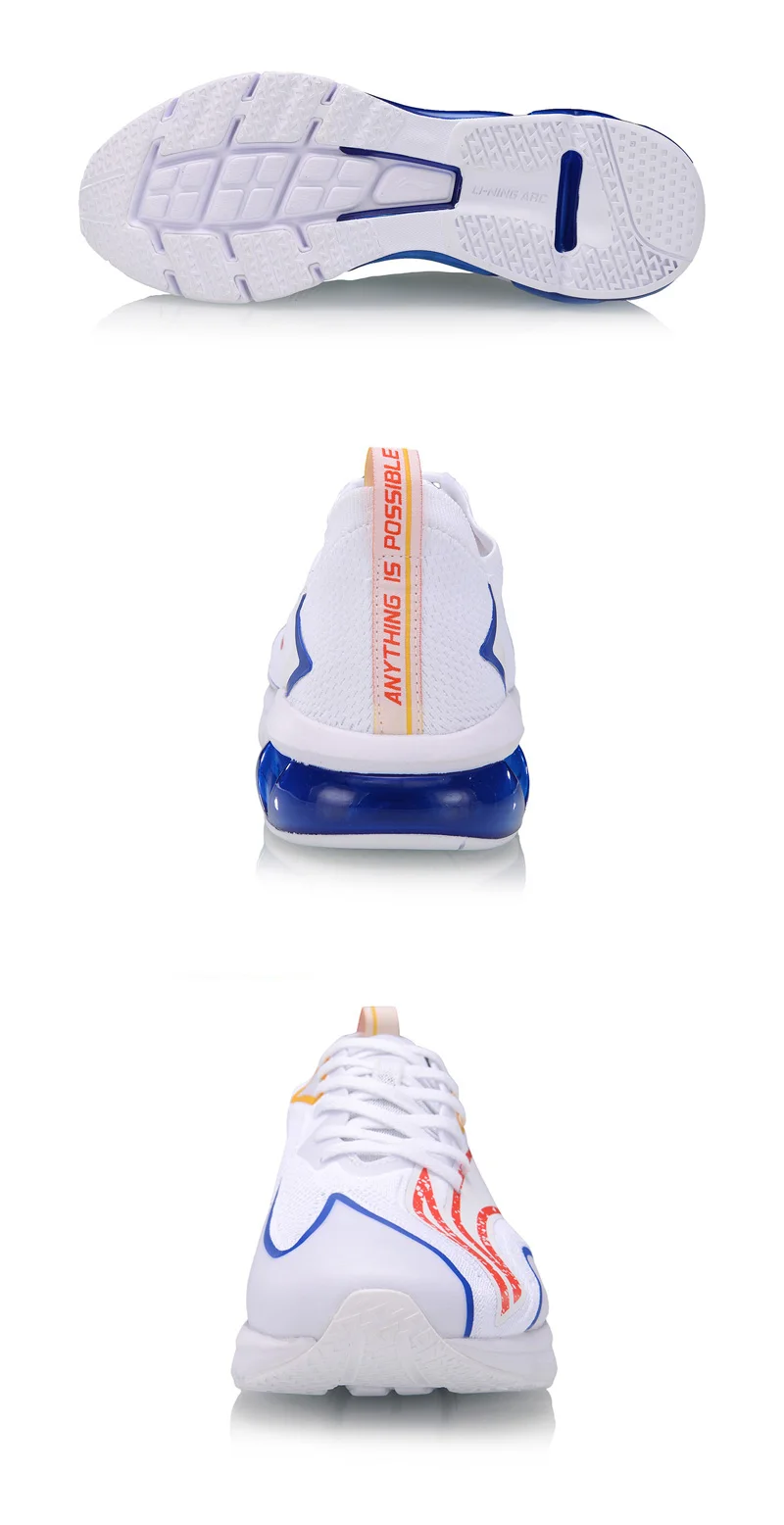 Li-Ning/мужские беговые кроссовки с пузырьковой дуговой подушкой; спортивная обувь с дышащей подкладкой; износостойкие кроссовки; ARHP043 XYP928