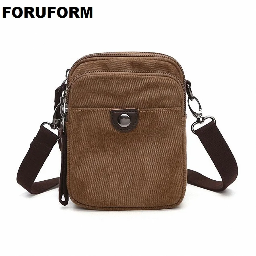 

Сумка кросс-боди Мужская, многофункциональная сумочка-мессенджер на плечо, повседневный саквояж на плечо, тканевый чемоданчик маленького р...