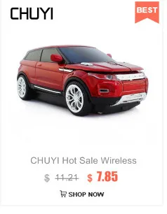 Беспроводная игровая мышь CHUYI в форме спортивного автомобиля, крутая компьютерная мышь 1600 dpi, USB оптическая игровая мышь Mause Sem Fio для ноутбука, ПК, ноутбука