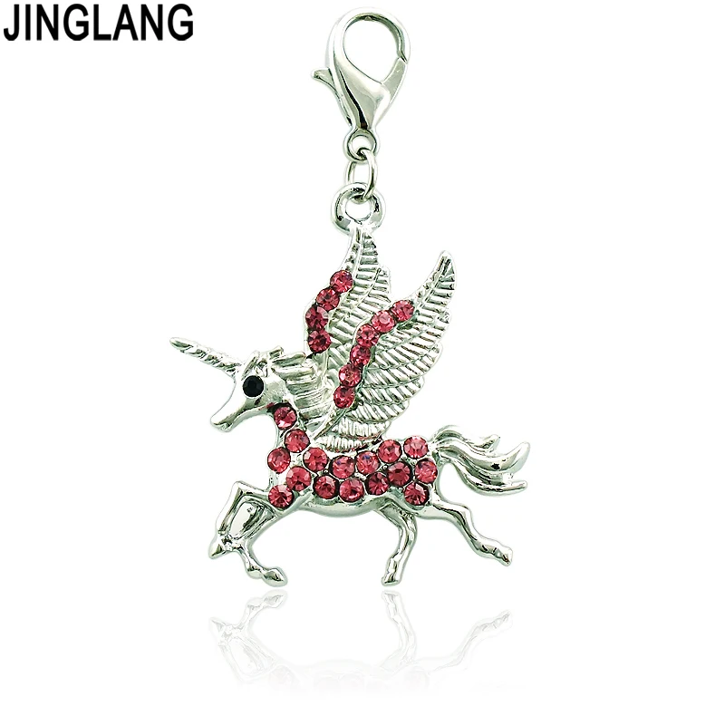 Jinglang розничная продажа подвески с застежкой-лобстером подвеска со стразами в