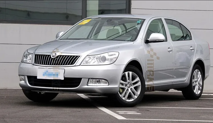 Автомобильный Стайлинг для Skoda Octavia 10-13 светодиодный DRL Octavia высокая яркость руководство светодиодные фары дневного света Противотуманные фары Дневные ходовые огни стиль