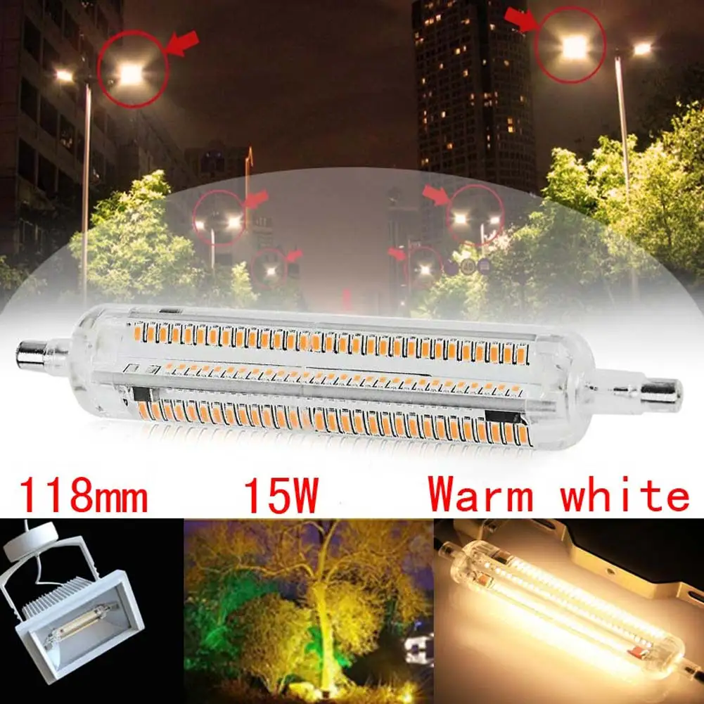 Hot Selling 3014 SMD R7S LED Horizontal Plug Corn Light Silicone Lamps 10W/15W AC220V-240V | Лампы и освещение