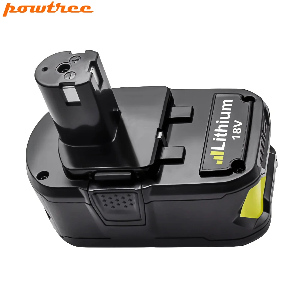 Аккумуляторная батарея Powtree 18 в 4000 мАч для Ryobi Li Ion P108 P 108 аккумулятор RB18L40 P2000 P310 BIW180