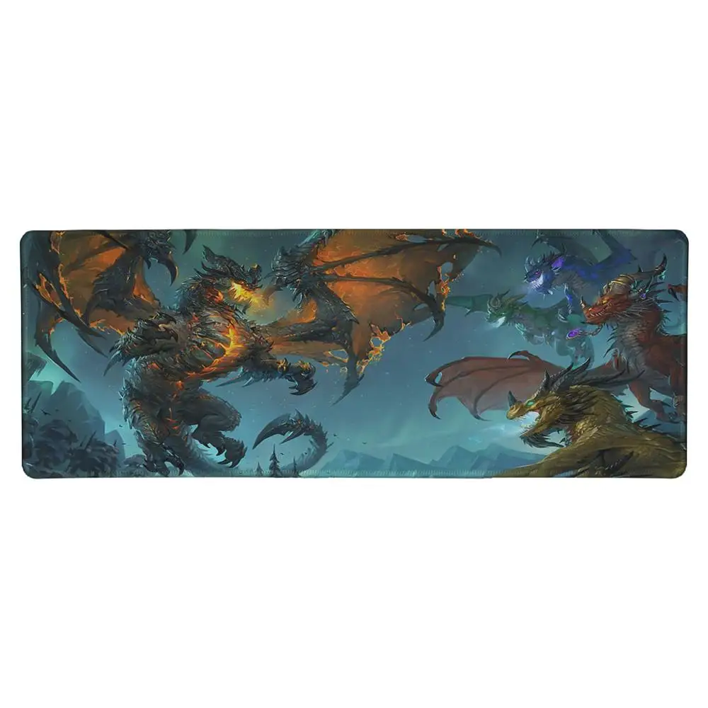 No Lock Edge 30x80cm Большой игровой коврик для мыши WOW Horde Alliance нескользящий с прошивкой большой коврик для мыши для геймера и офисной работы - Цвет: No Lock Edge 30x80cm