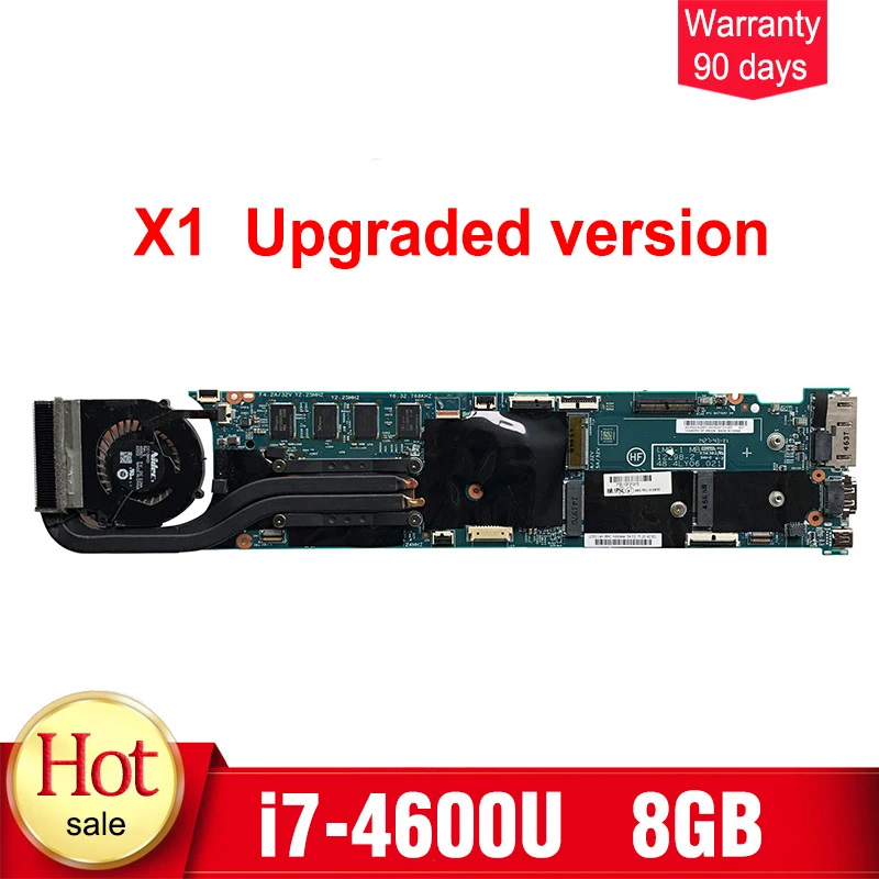 X1 Материнская плата ноутбука I7-4600U 8G 48.4LY06.021 для lenovo thinkpad X1C X1 материнская плата углерода LMQ-1 MB 11298-2 FRU: 00UP983