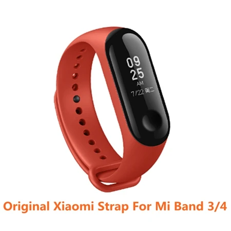Цветной силиконовый mi Band 3 ремешок для Xiaomi mi Band 3 4 браслет для mi Band 3 4 NFC Замена - Цвет: Orange