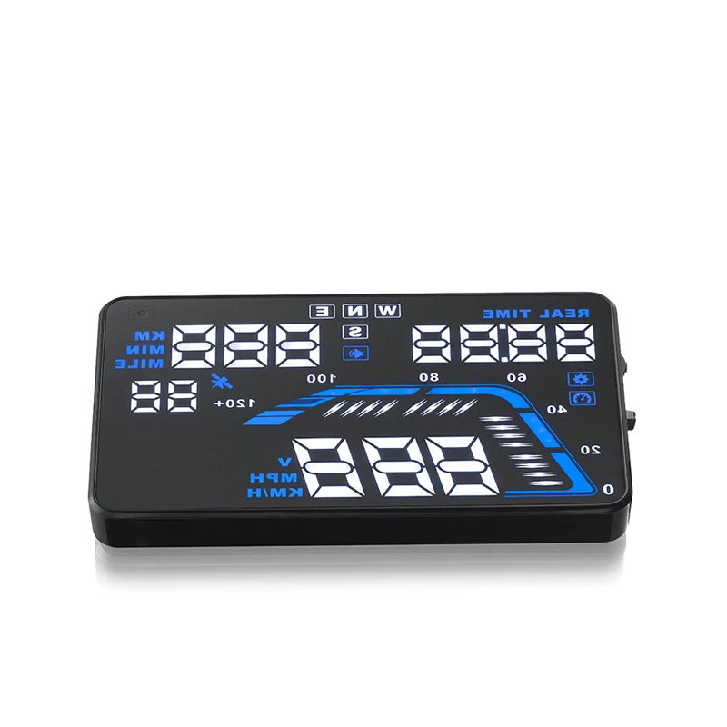 JUEFAN Q7 GPS HUD Дисплей на лобовое стекло автомобильный проектор скорости gps Спидометр