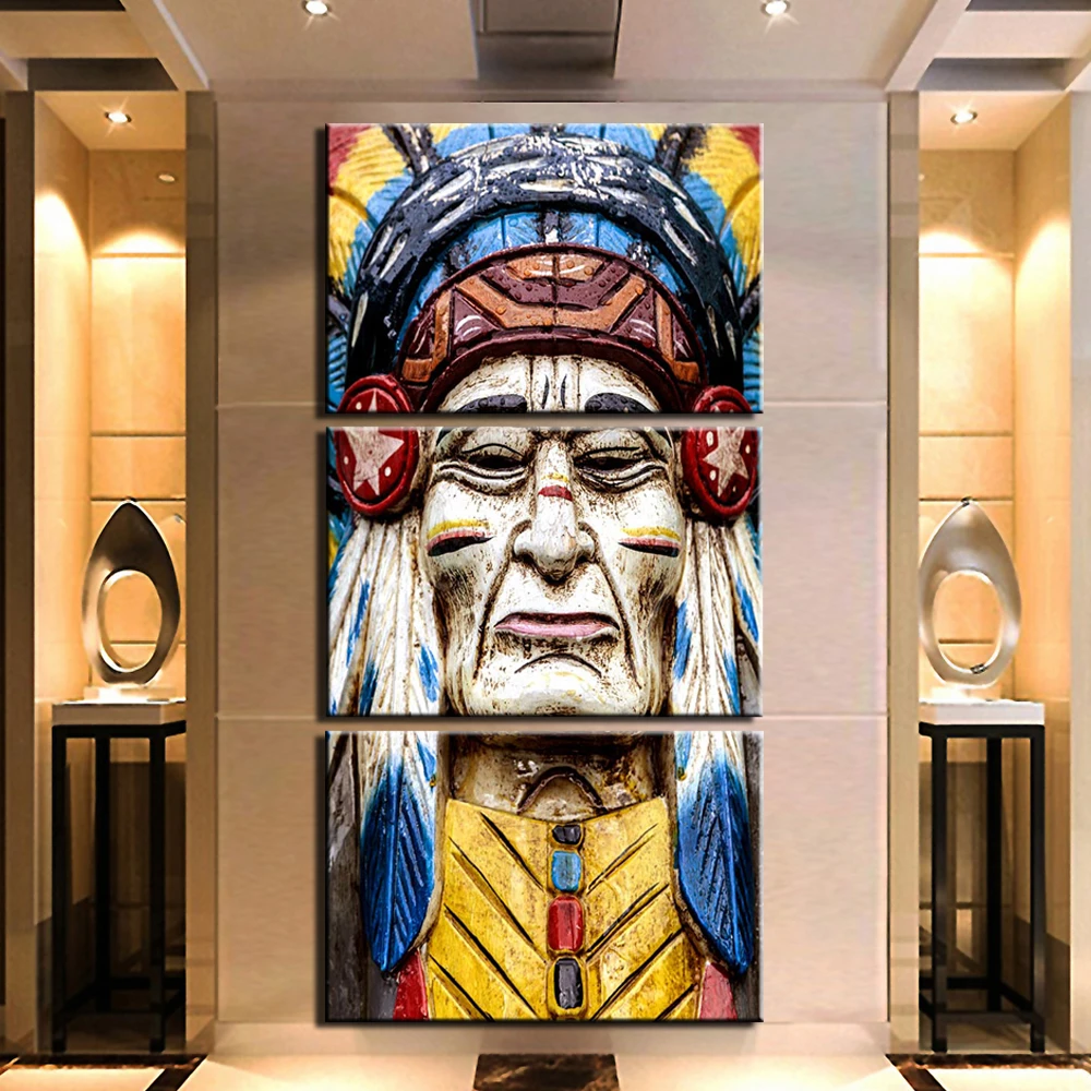 3 панели настенные художественные картины холст печать работы современный