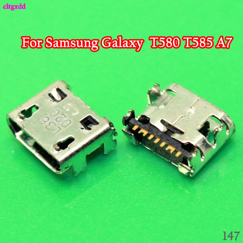 2 шт./лот для Samsung Galaxy Tab E 8.0 T375 T377 T280 T285 T580 T585 A7 USB-разъем зарядки док-станция с