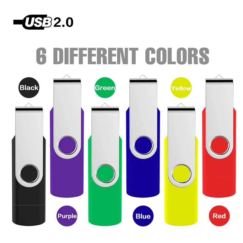 2 в 1 OTG USB флеш-накопитель 8 ГБ 16 Android флешка 32 Гб 64 128 Смартфон | Компьютеры и офис