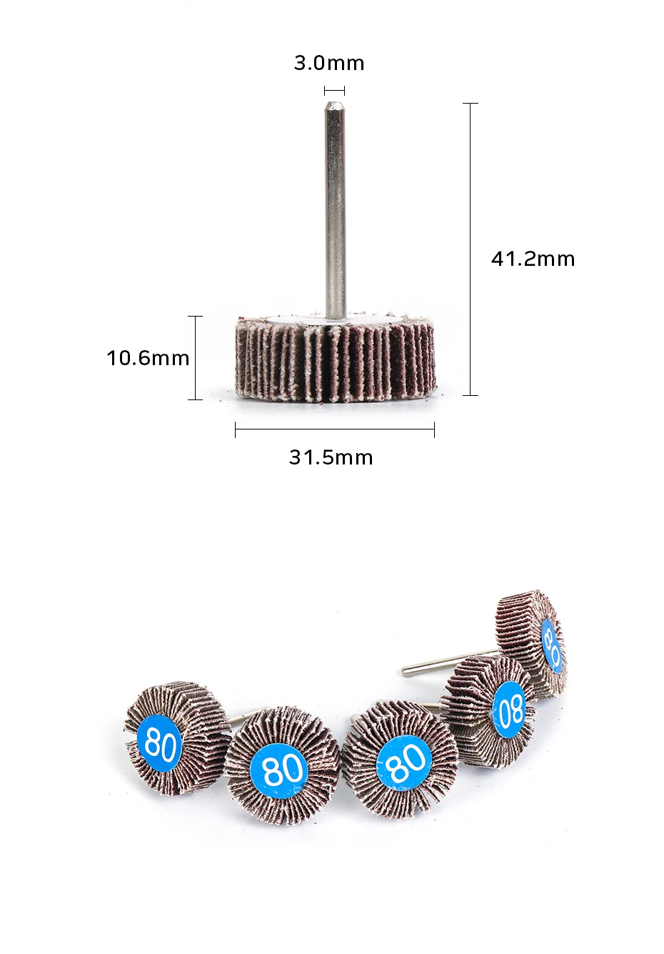 5 шт. шлифование наждачной бумагой заслонки колеса шлифовальный диск Dremel аксессуары полировочное колесо для вращающихся электроинструментов
