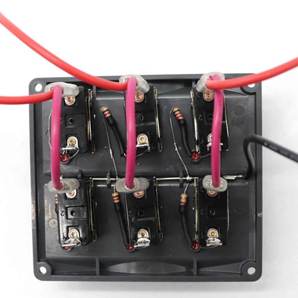 6 канальный тумблер вкл./выкл. светодиодный светильник индикатор для лодок