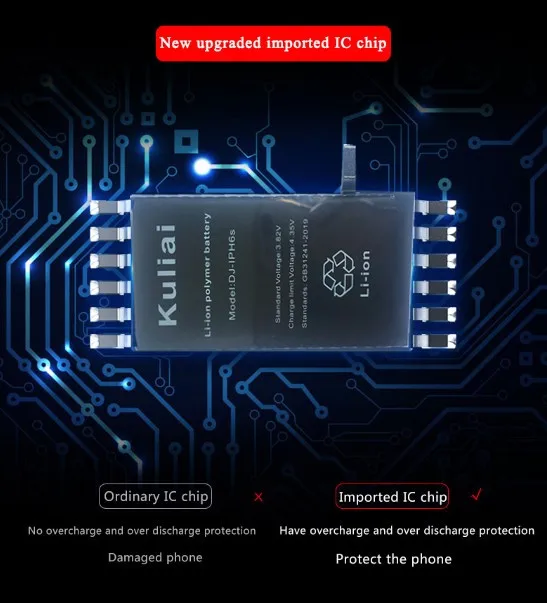 4260 mAh полимерная замена батарей для Apple iPhone 6 батарея для iPhone 5S 8 7 7 plus подарочные инструменты+ наклейки