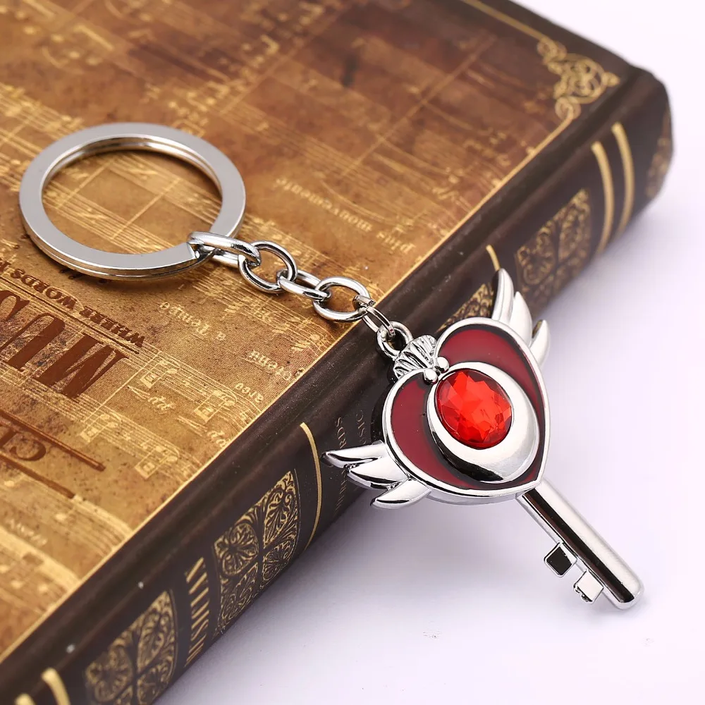 

Fashion Sailor Moon Keychain 2016 New Metal Sailor Moon Car Key Chain Ring for Bag Party Supply Accessories Gifts HC11496