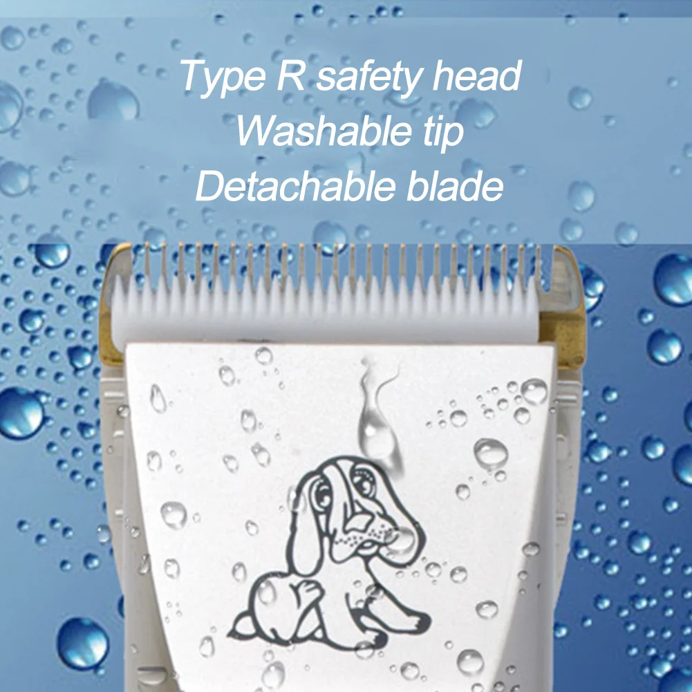 Low Noise Electric Hair Clipper Dog Cordless Shaver Cleaning Brush Combs Grooming Kit | Дом и сад