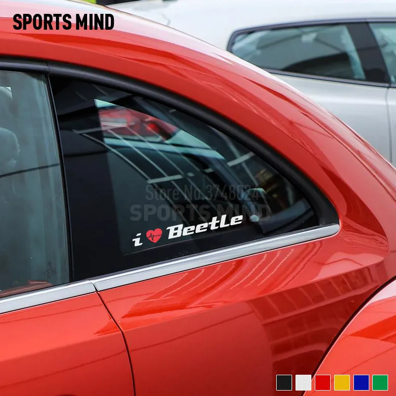 Автостайлинг 2 шт. Автомобильные украшения автомобильная наклейка для Volkswagen Beetle R