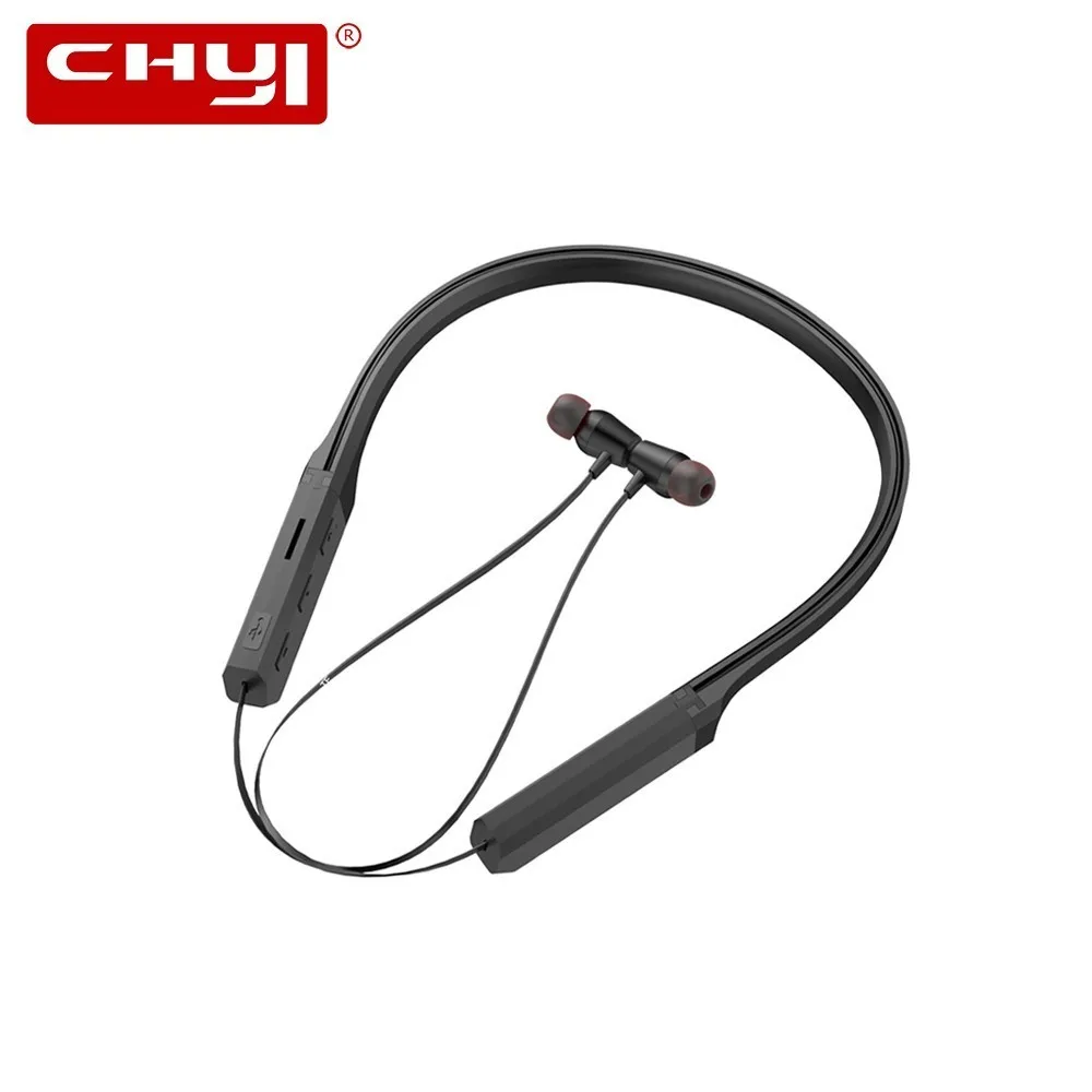 Беспроводные Bluetooth наушники магнитные спортивные с ушным крючком стильные